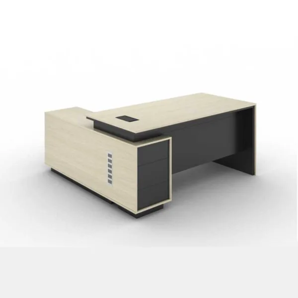 1600mm OFFICE DESK WITH SIDE RETURN TABLE C-DD1616
