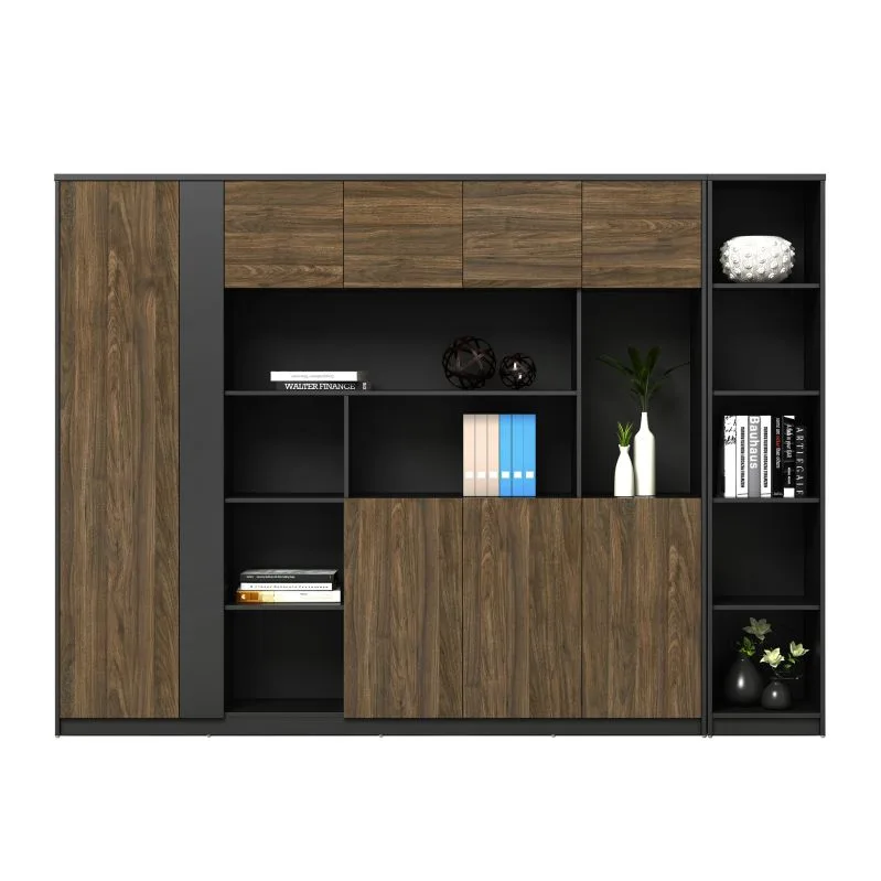 2600mm EXECUTIVE WOODEN BOOK CABINET CSC-CB2604