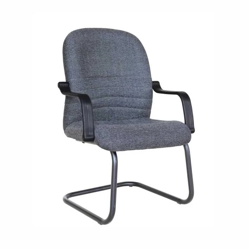 VISITORS GREY FABRIC CHAIR BS053