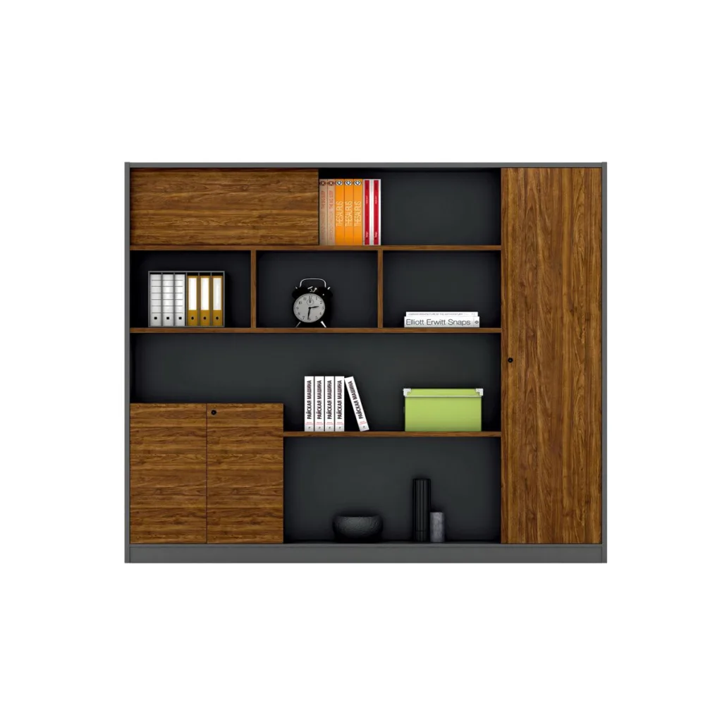 2400mm EXECUTIVE OFFICE WOODEN BOOK CABINET SD2420J