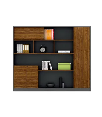 2400mm EXECUTIVE OFFICE WOODEN BOOK CABINET SD2420J