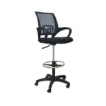 8201C/2101C Black Mesh Draughtsman Chair
