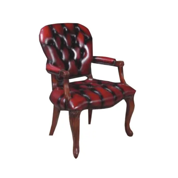 PURE LEATHER VISITOR CHAIR S-1009