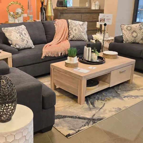 VAYDA 6 SEATER FABRIC SOFA SET