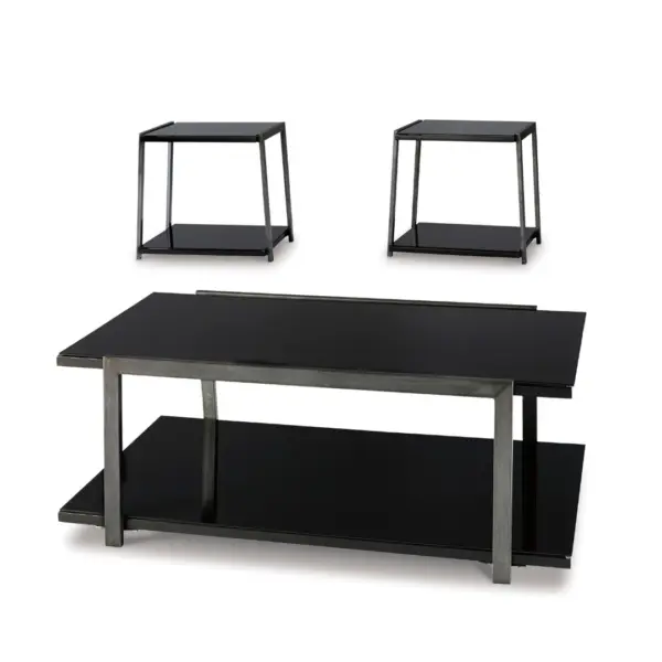 OCCASIONAL TABLE SET 3PC ROLLYNX