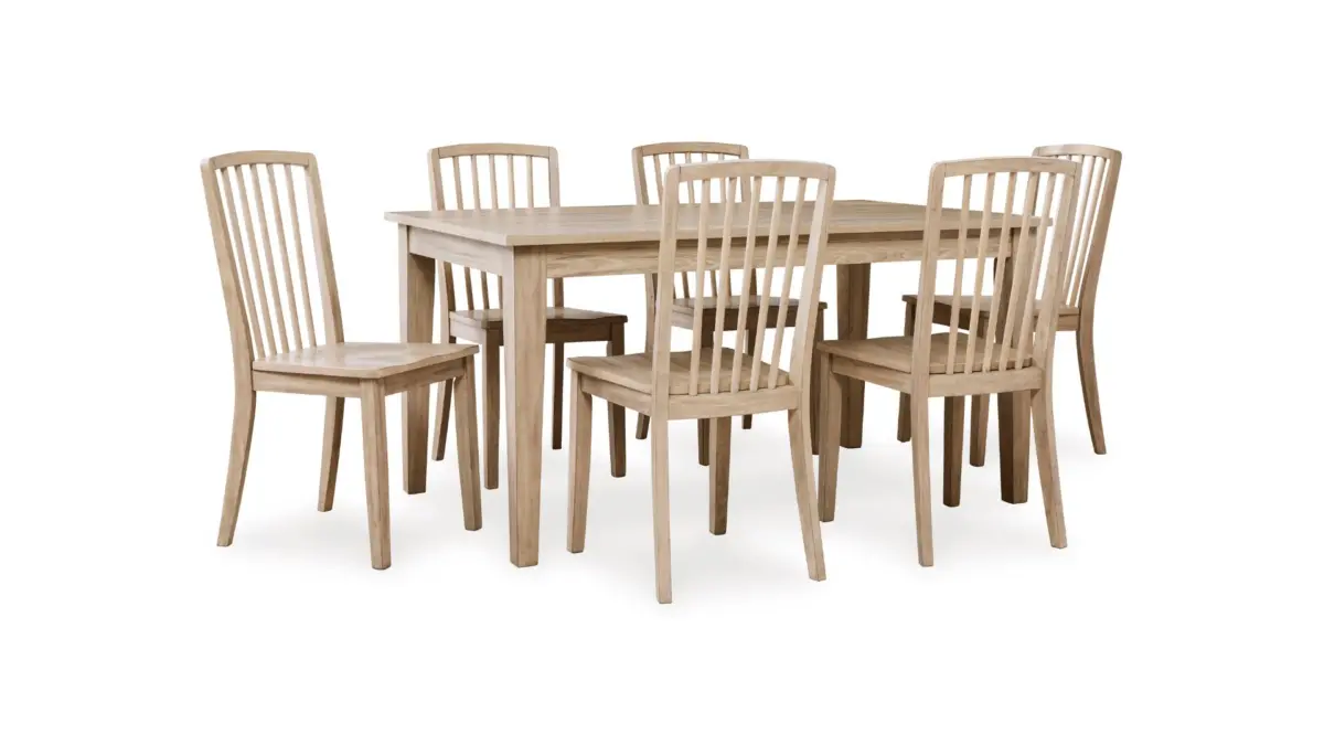GLEANVILLE DINING SET WITH 6 CHAIRS - Image 1