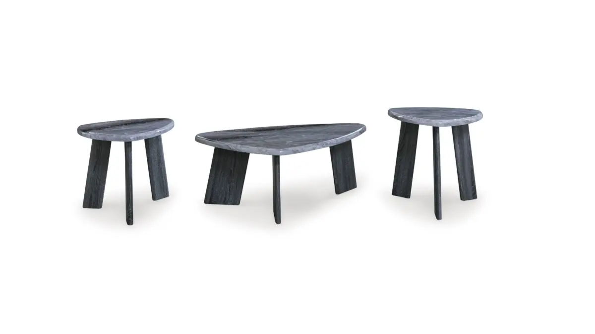 OCCASIONAL TABLE SET 3PC BLUEBOND - Image 1