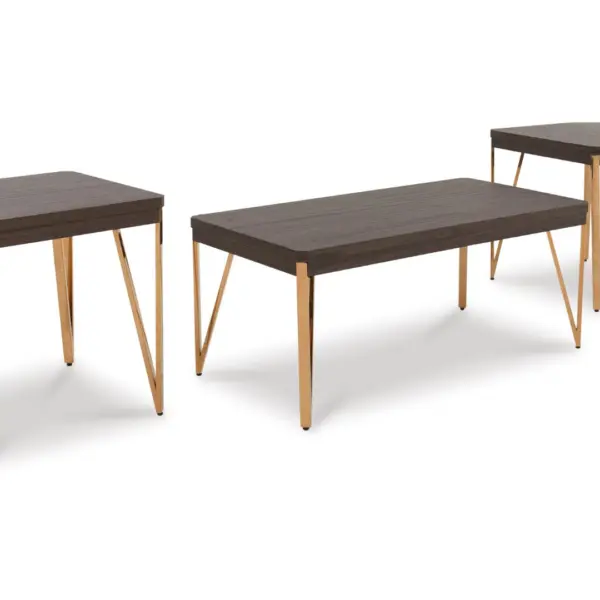 OCCASIONAL TABLE SET 3PC BANDYN