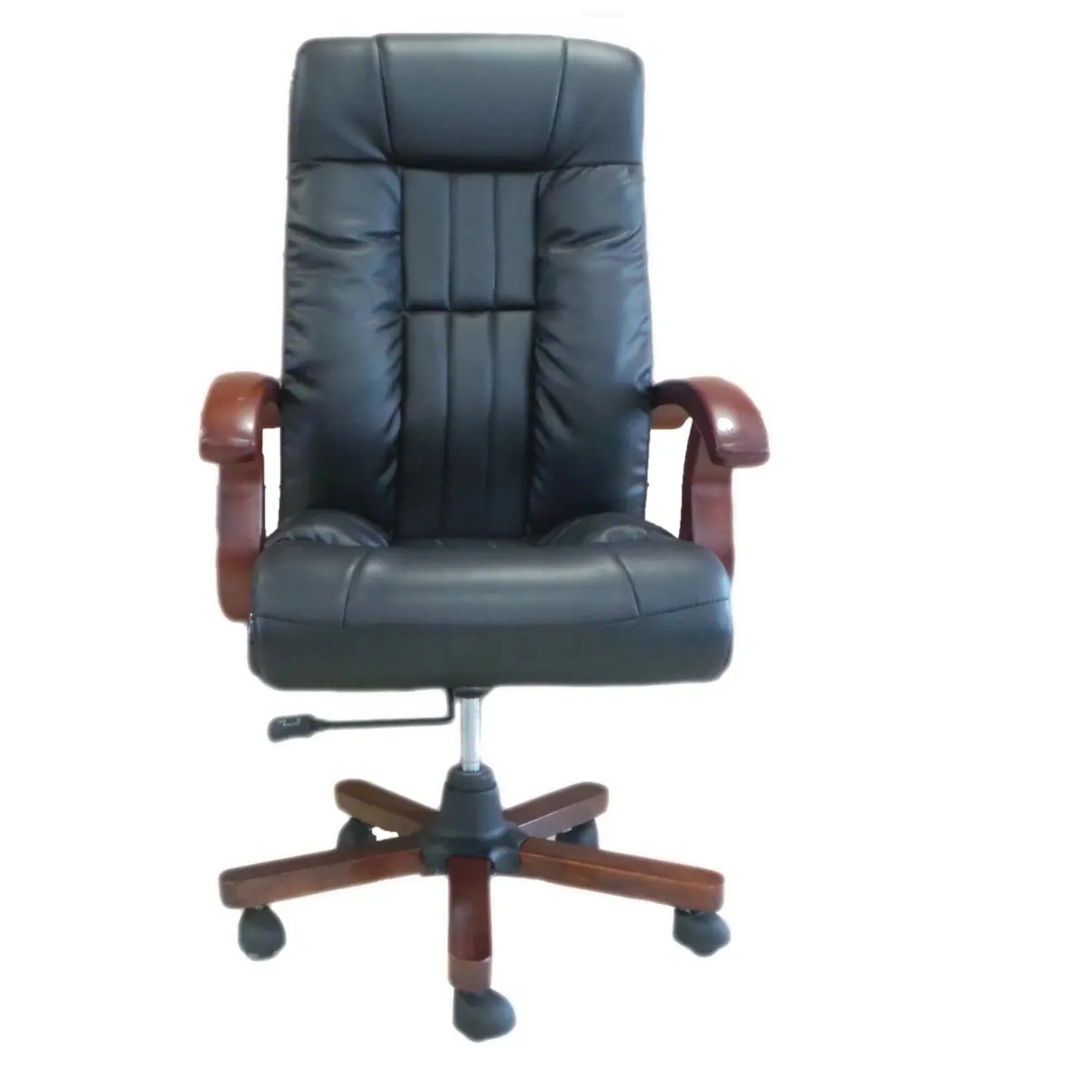 HIGH BACK BLACK LEATHER CHAIR 822 - Image 2