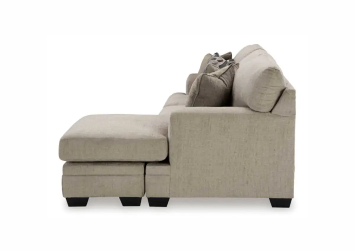 3 SEATER SECTIONAL STONEMEADE TAUPE FABRIC SOFA SET 5950418 - Image 3