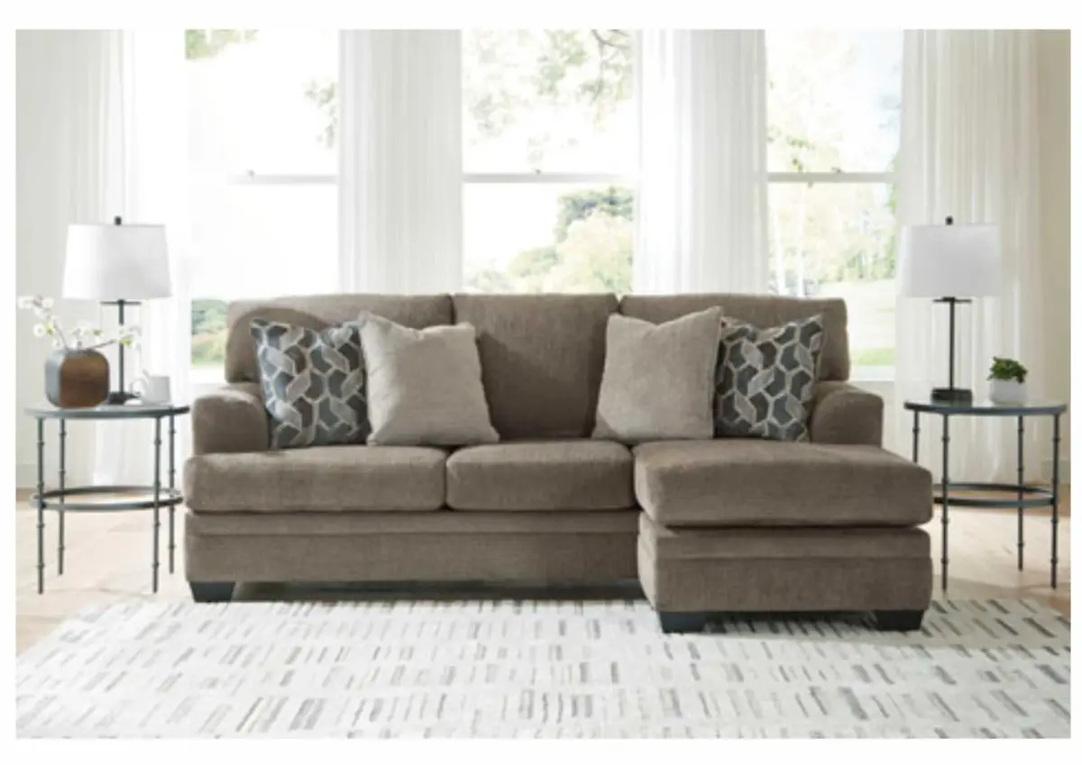 3 SEATER SECTIONAL STONEMEADE NUTMEG FABRIC SOFA SET 5950518 - Image 3