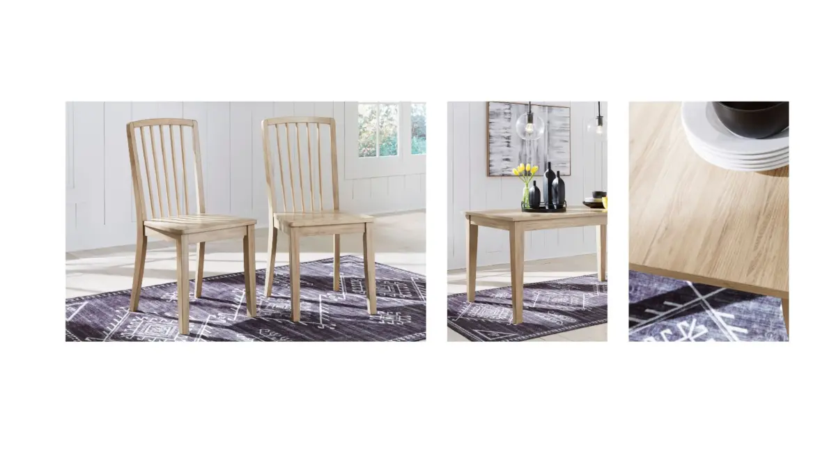 GLEANVILLE DINING SET WITH 6 CHAIRS - Image 3