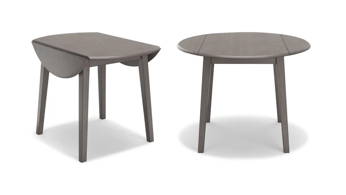 SHULLDEN DROP LEAF DINING SET WITH 4 CHAIRS - Image 3