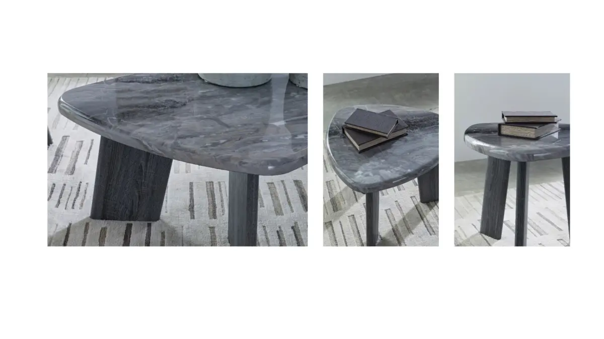 OCCASIONAL TABLE SET 3PC BLUEBOND - Image 3