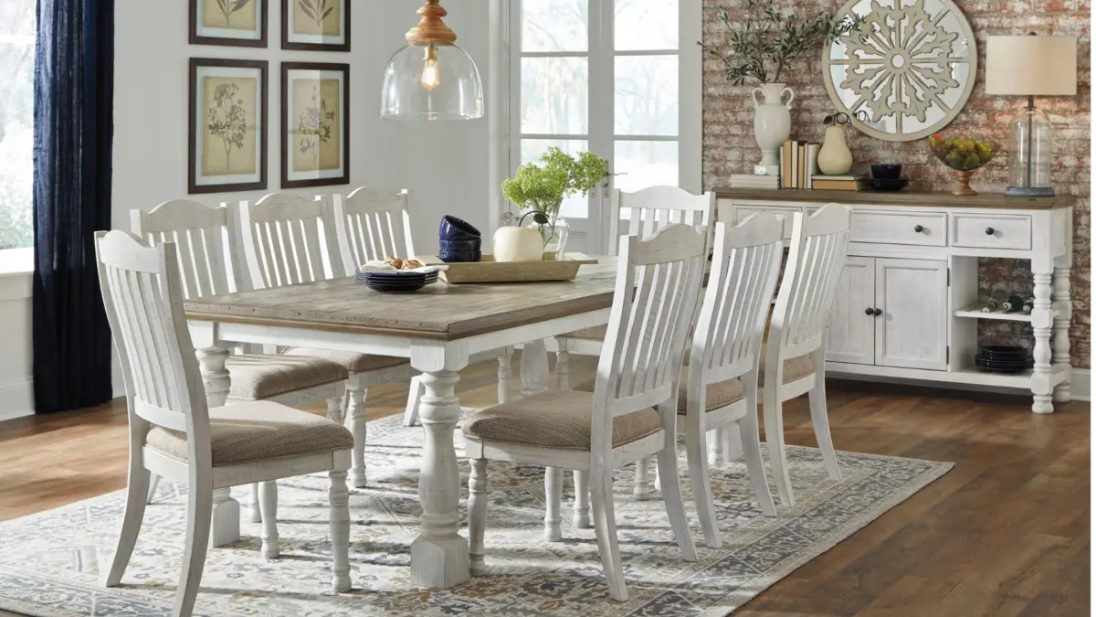 HAVALANCE DINING SUITE WITH 8 CHAIRS AND SERVER - Image 4