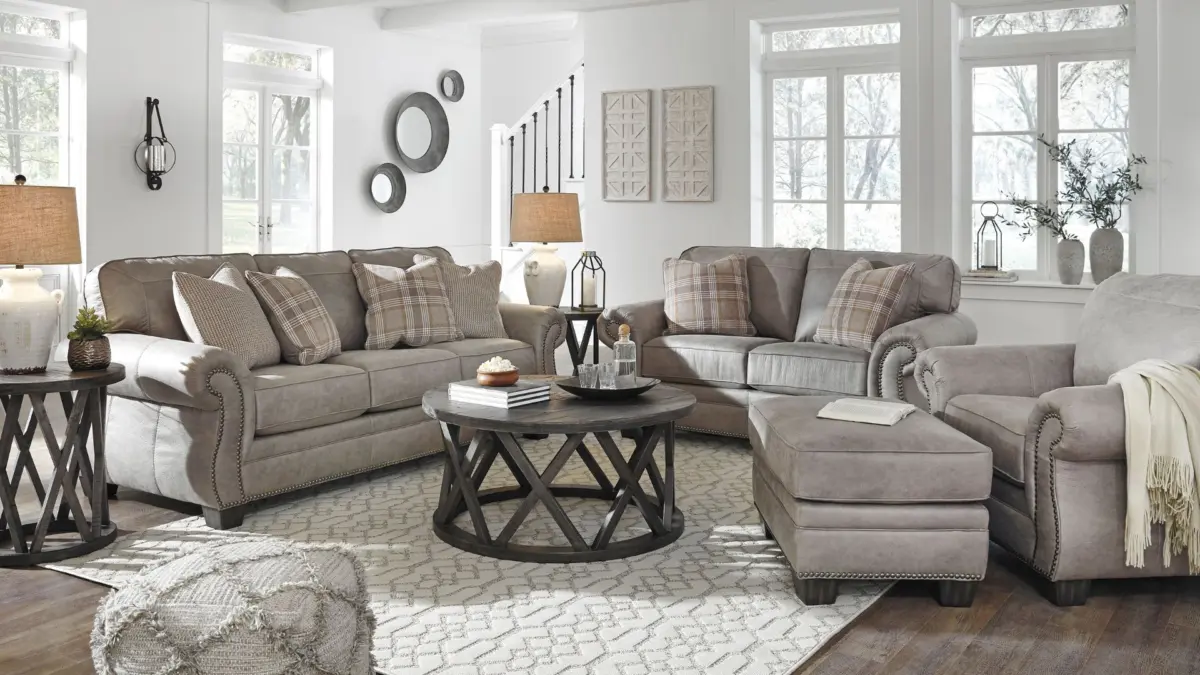 OLSBERG 6 SEATER SOFA SET - Image 4
