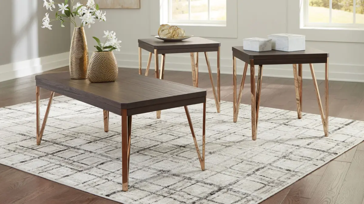OCCASIONAL TABLE SET 3PC BANDYN - Image 4