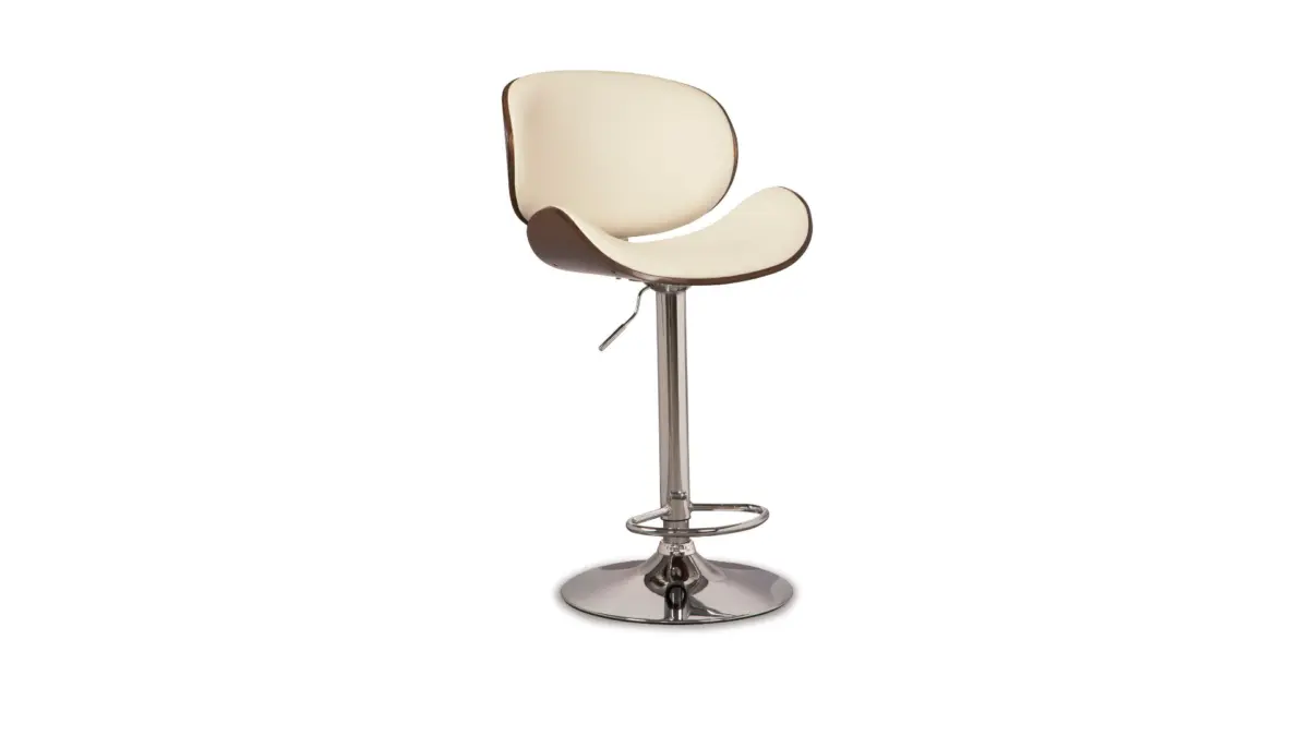 faux leather barstool
