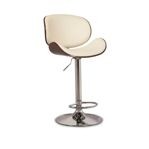 faux leather barstool
