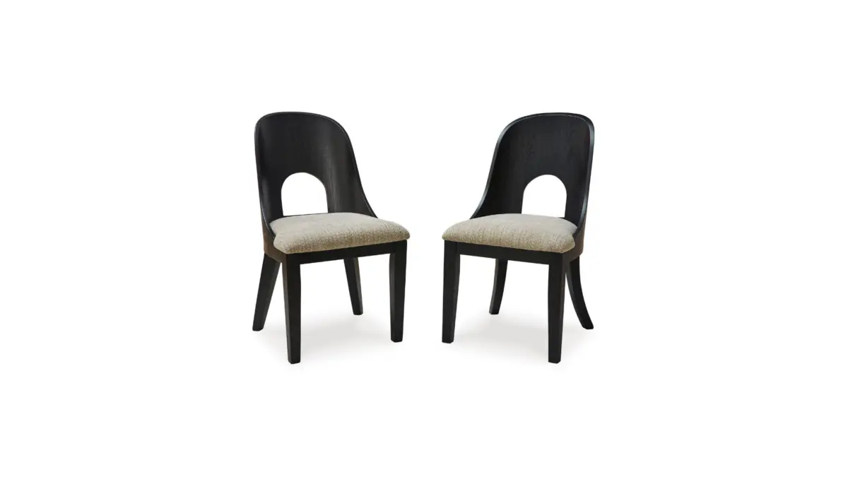 ROWANBECK DINING SET WITH 6 CHAIRS - Image 2