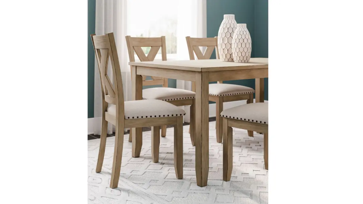 SANBRIAR DINING SET WITH 6 CHAIRS - Image 2