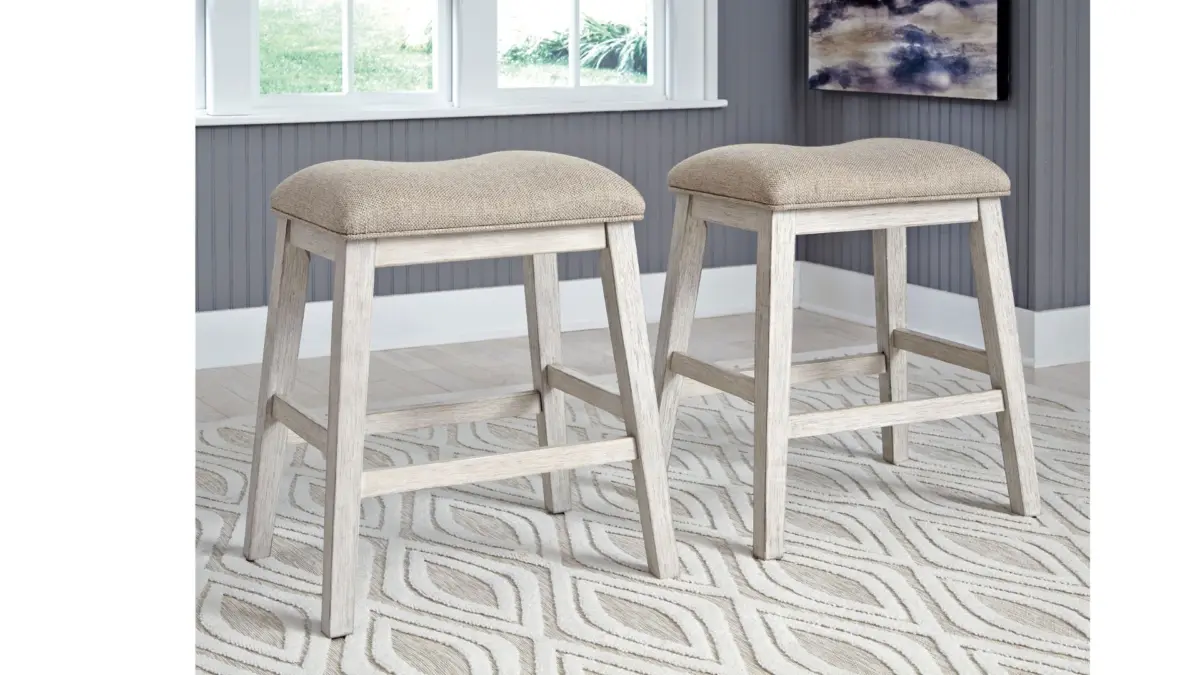 SKEMPTON COUNTER HEIGHT DINING SET WITH 2 CHAIRS - Image 2