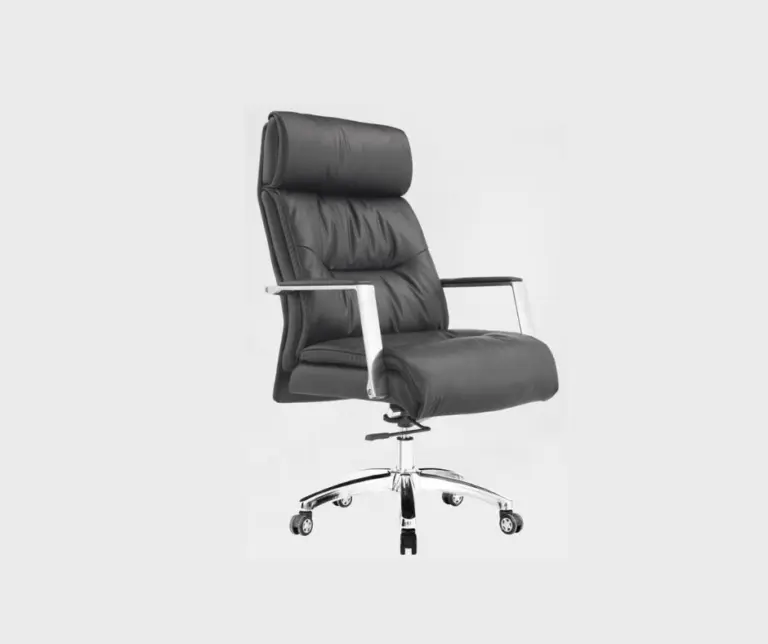 black high back office chair