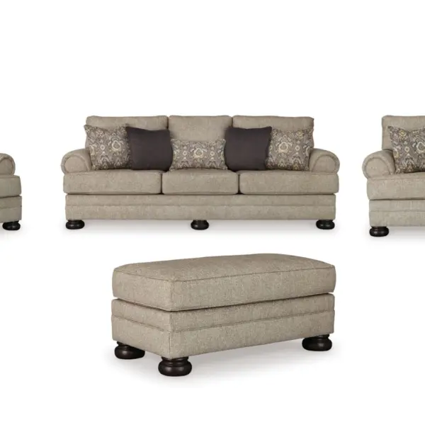 KANANWOOD  6 SEATER SOFA SET WITH OTTOMAN
