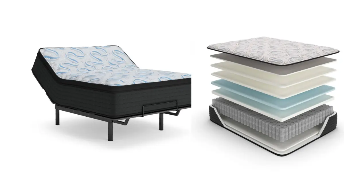 M40641W2 KING MATTRESS ELITE SPRINGS PLUSH (ASH) - Image 3