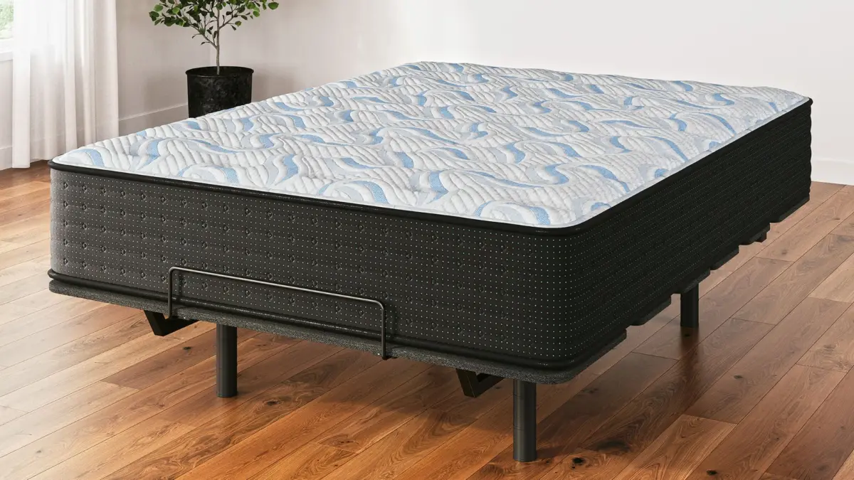 M40641W2 KING MATTRESS ELITE SPRINGS PLUSH (ASH) - Image 4