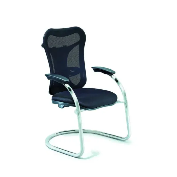 BLACK MESH VISITORS CHAIR - CH-998AV