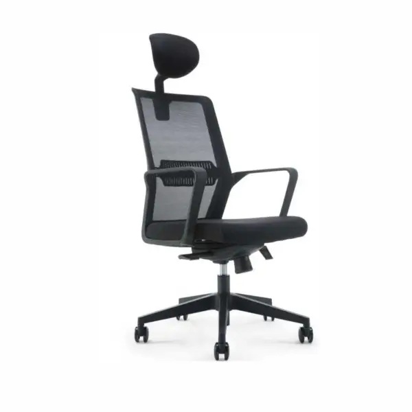 6046A/2146A OFFICE CHAIR HB MESH BLK (FOS)