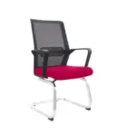 6046D/2146D OFFICE CHAIR VIS MESH BLK/RED (FOS)