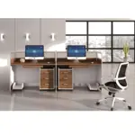modern, space-efficient 4-person office desk solution
