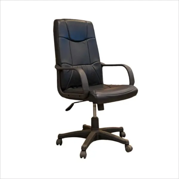 HIGH BACK BLACK PU CHAIR 21-001