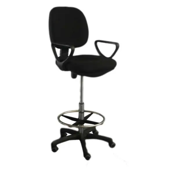 DRAUGHTSMAN BLACK FABRIC CHAIR 304