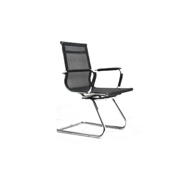 EXECUTIVE BLACK MESH VISITOR CHAIR 372-3