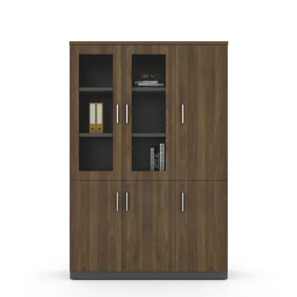 wooden book cabinet