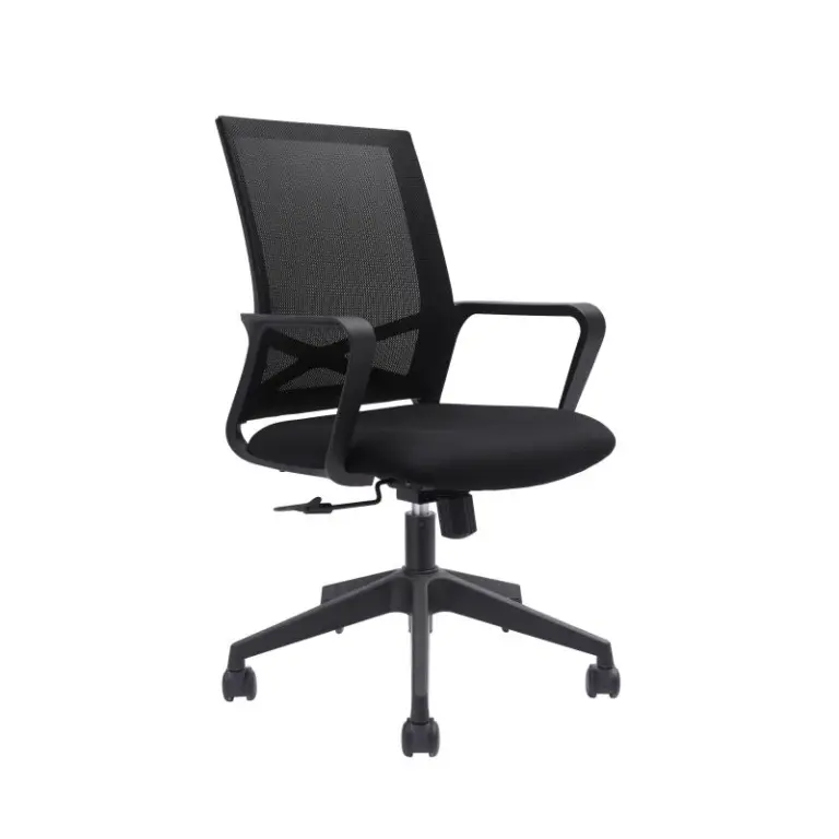 Medium back black mesh chair