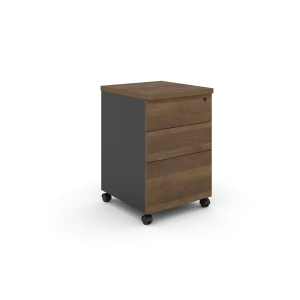 wooden mobile pedestal