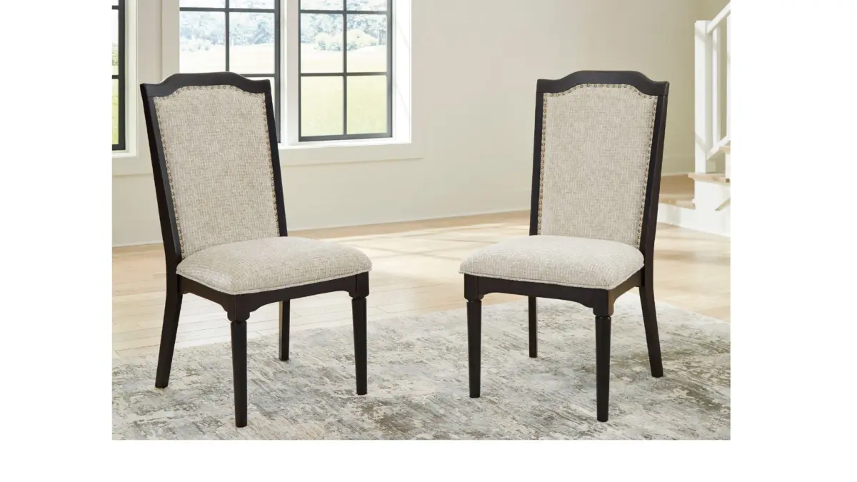 WELLTERN DINING SET WITH 8 CHAIRS AND A SERVER - Image 3