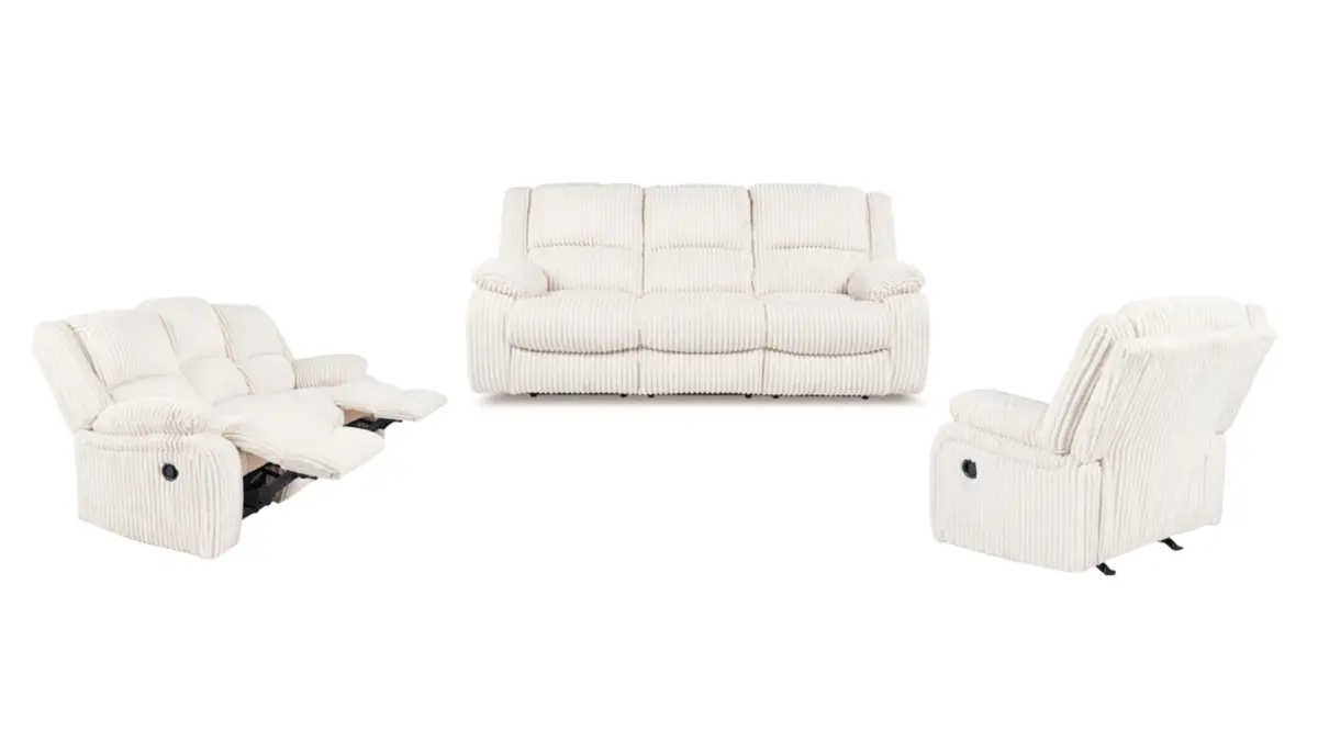Plush Comfort with Dual Recliners