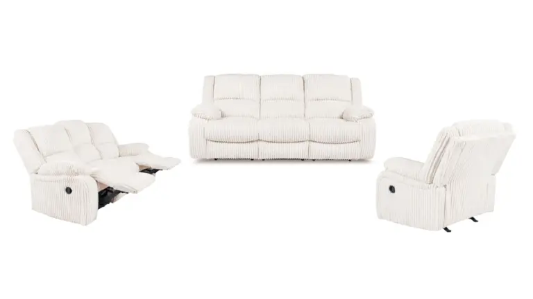 Plush Comfort with Dual Recliners