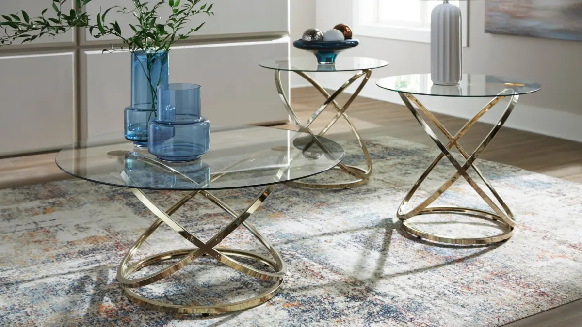 OCCASIONAL TABLE 3PC SET CRIMONTI (ASH) T273-13 - Image 4