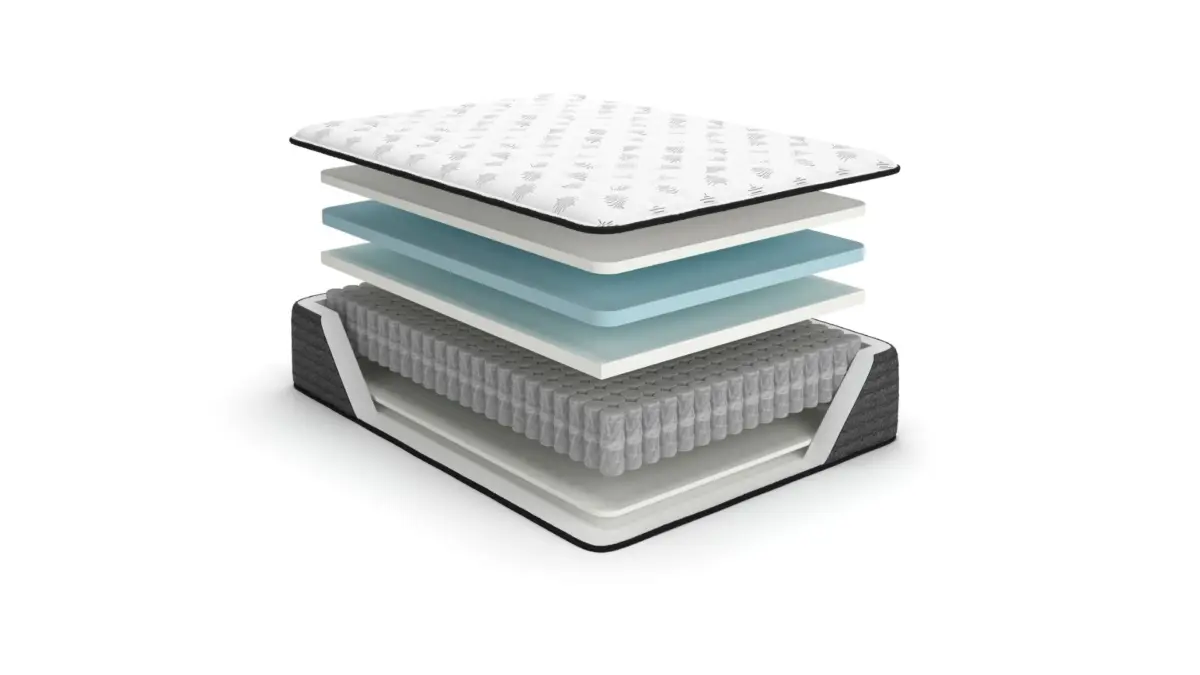 M57141W2 KING MATTRESS ULTRA LUXURY MEM FOAM (ASH) - Image 4