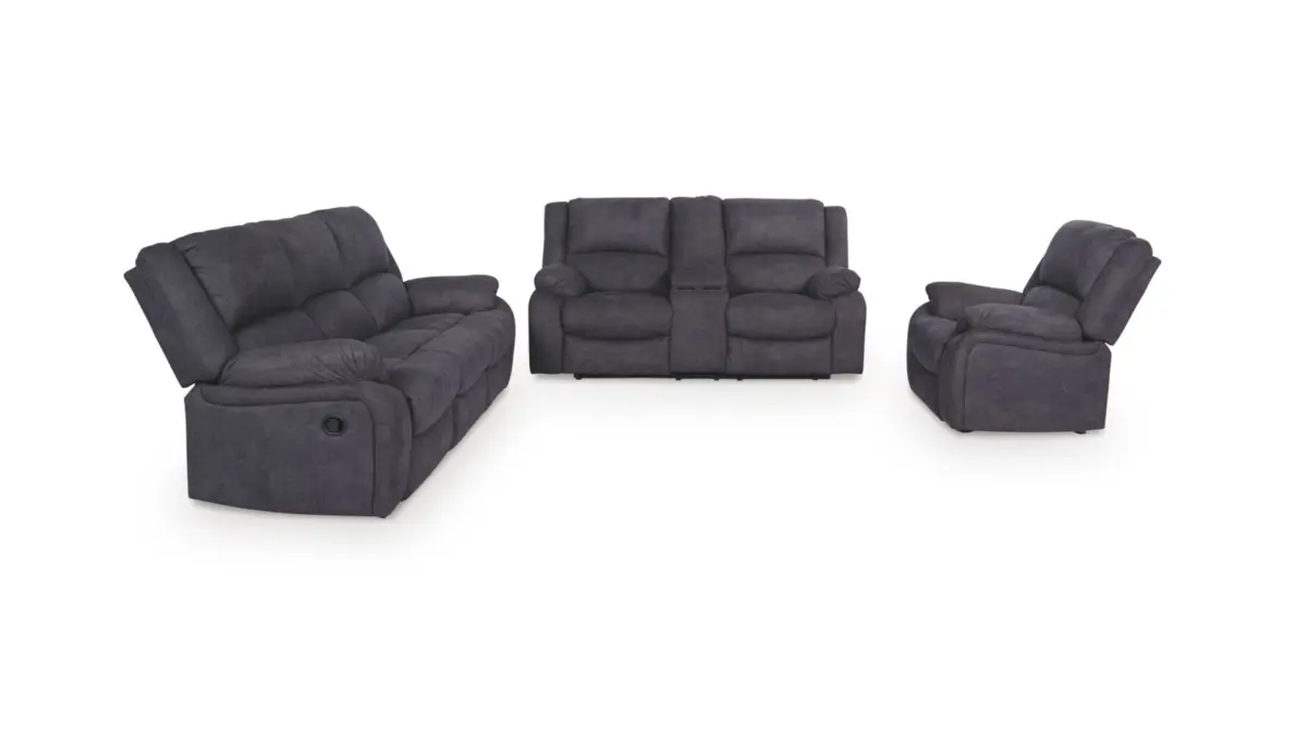 BONNACRAFT PROMO 6 SEATER RECLINER SOFA SET 1439925/88/94 - Image 1