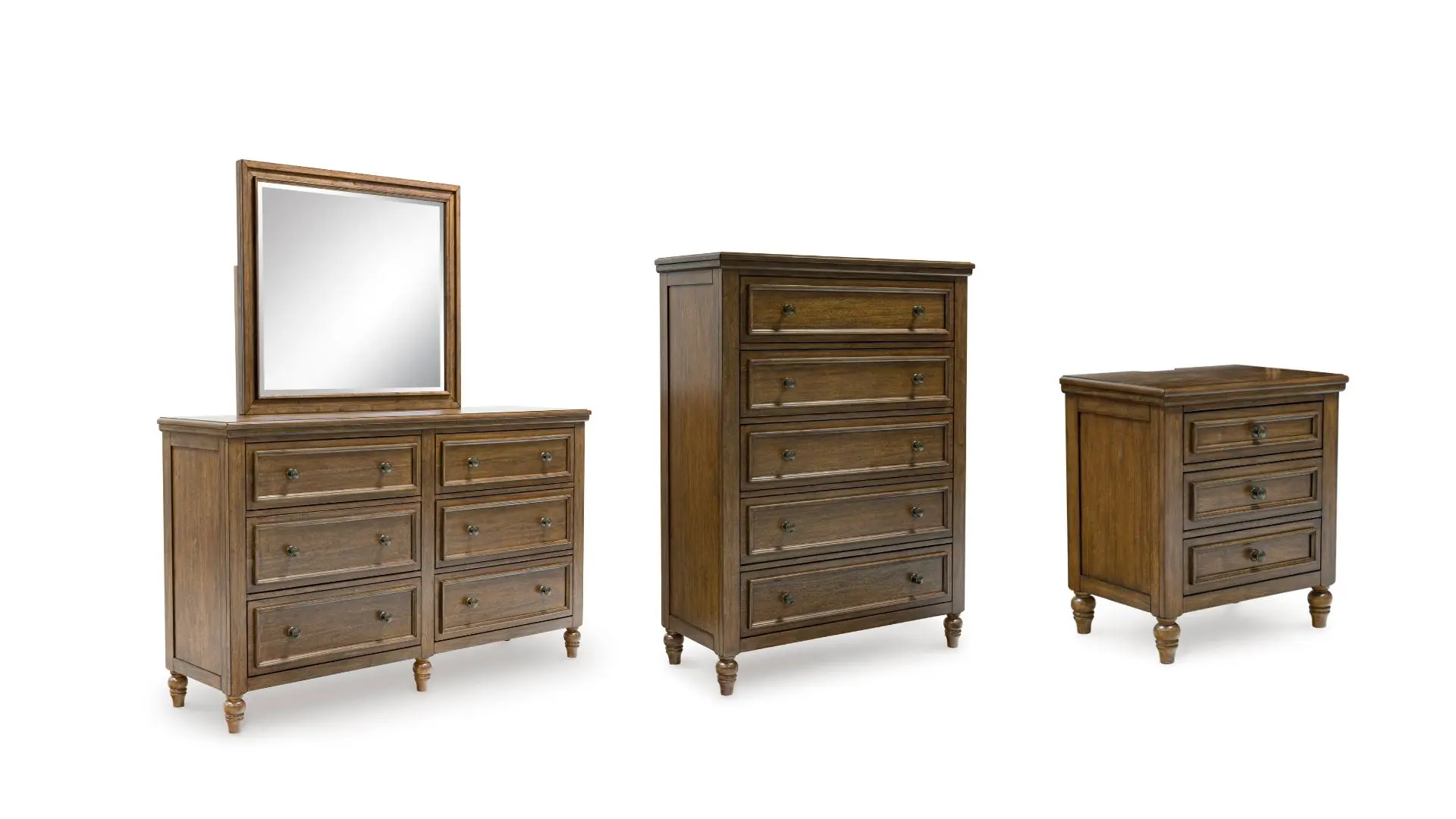 ndxjlIElMiYyOh79S67jQLGyGO5rU8ohRz7DfzA2.jpg STURLAYNE KING BEDROOM SET (BED + 2 NIGHTSTANDS + MIRRORED DRESSER + CHEST OF DRAWERS) - Image 6