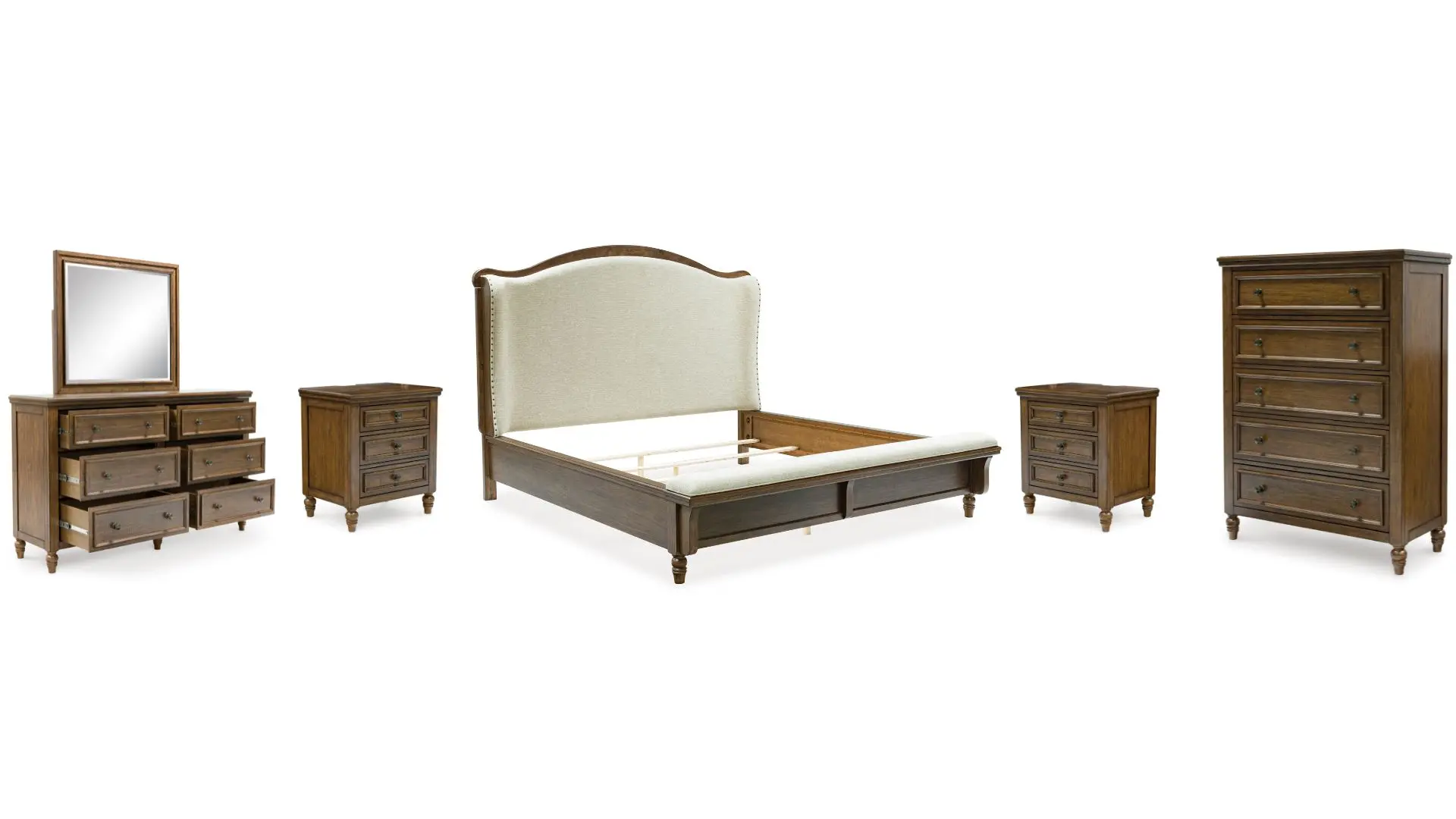 Modern Bed Sets with Dressers & Nightstands Stylish Bedroom Bed Sets