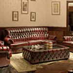 SOFA SET 7PAX WITH 3PC COFFEE SET
