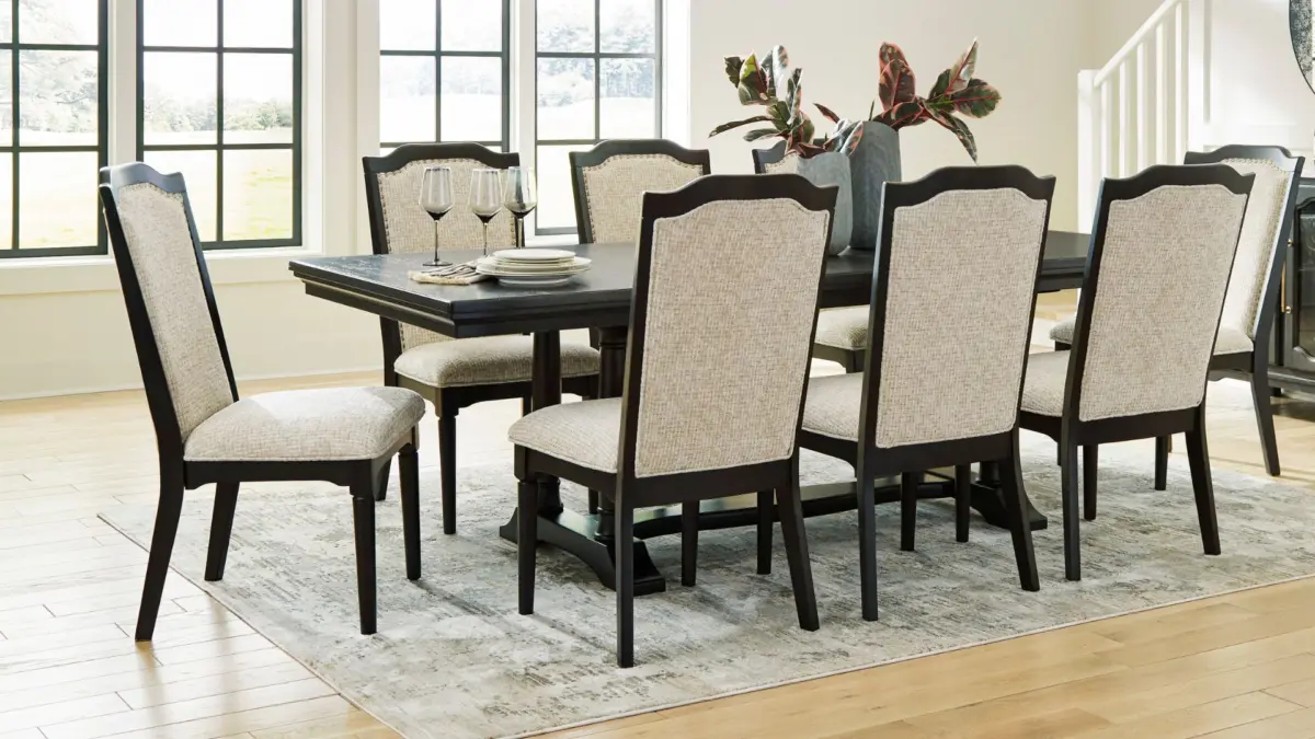 WELLTERN DINING SET WITH 8 CHAIRS - Image 6